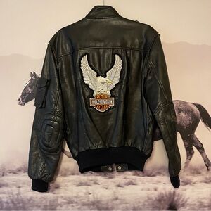 Vintage Harley Davidson leather jacket